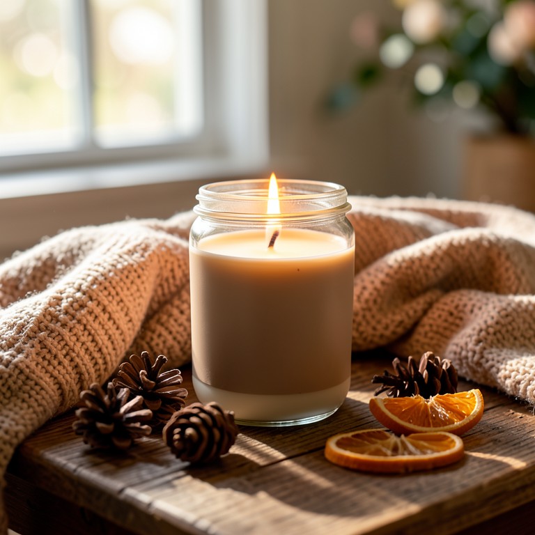 AI Candle Photography — after
