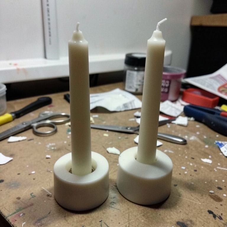 AI Candle Photography before — original photo