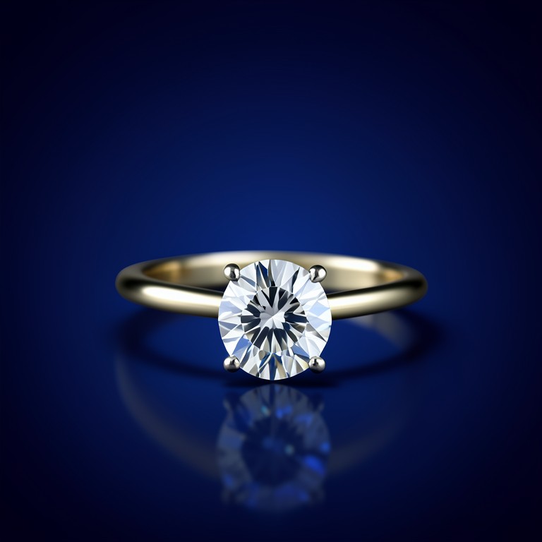 AI Jewelry Studio Backdrop after — AI-edited photo