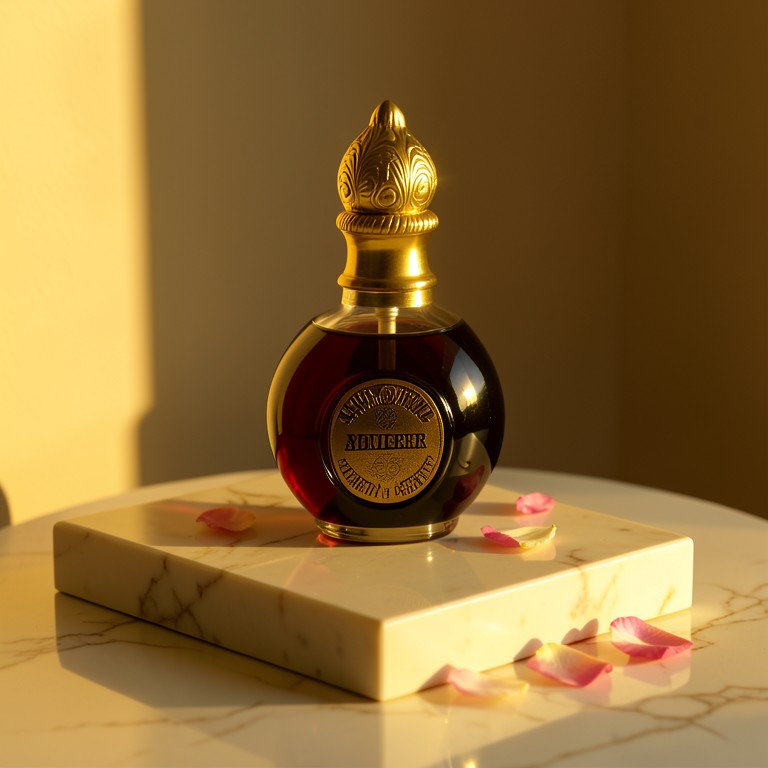 AI Perfume Photography after — AI-edited photo